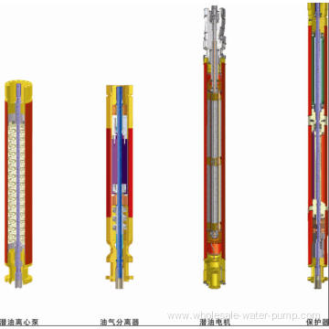 Vertical three phase asynchronous submersible motor